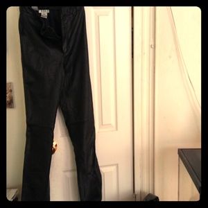 Women's leather pants